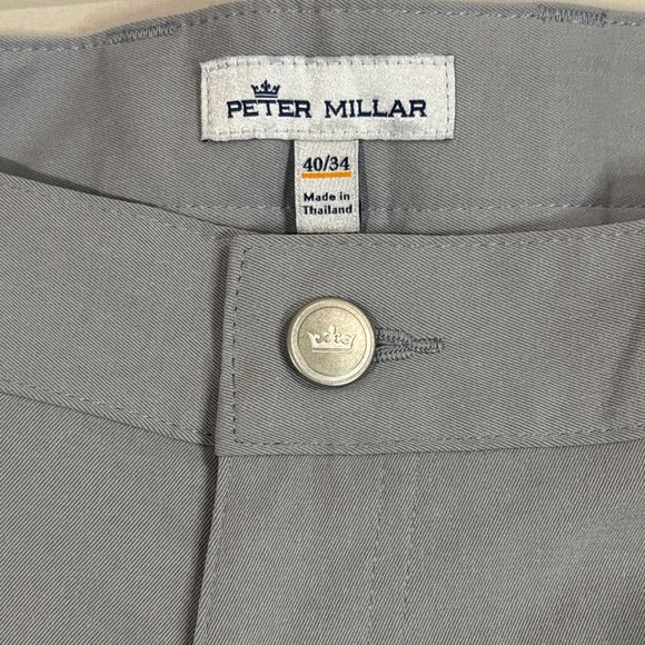 Peter Millar Crown Sport eb66 Performance Pants 40x34 Gale Gray NWT - Picture 2 of 8